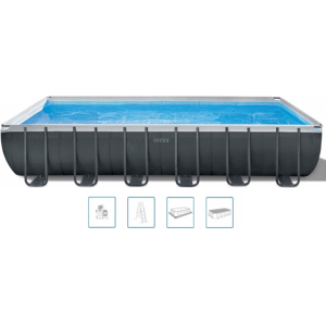 INTEX Ultra XTR Rectangular Frame Pool Set Piscine 732 x 366 x 132 cm 26364GN