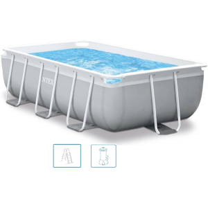 INTEX Prism Frame Rectangular Pools Piscine 300 x175 x80cm avec filtration 26784GN