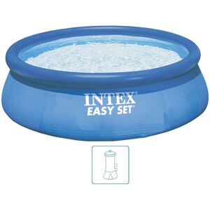 INTEX Easy Set Pool Piscine gonflable 244 x 61 cm avec filtration a cartouche 28108GN