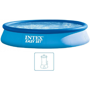 INTEX Easy Set Pool Piscine gonflable 396 x 84 cm avec filtration a cartouche 28142NP