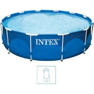 INTEX Metal Frame Pools Piscine 366 x 76 cm sans filtration 28210NP