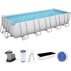 BESTWAY Power Steel Piscine hors sol rectangulaire, 640 x 274 x 132 cm 5611Z - Publicité