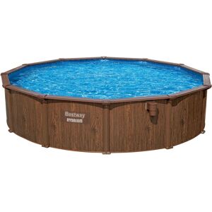 BESTWAY Hydrium Piscine hors sol acier ronde, 490 x 130 cm 561CU - Publicité