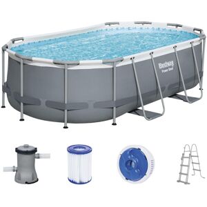 BESTWAY Power Steel Piscine hors sol ovale, 427 x 250 x 100 cm 56620 - Publicité