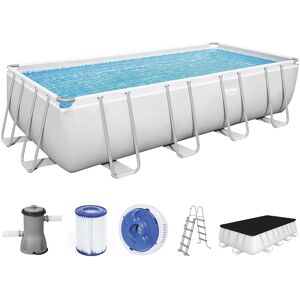 BESTWAY Power Steel Piscine hors sol rectangulaire, 488 x 244 x 122 cm 56670