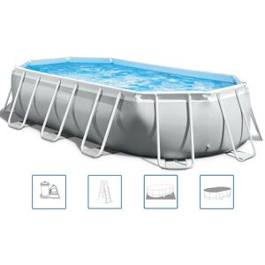 INTEX PRISM FRAME OVAL PREMIUM POOLS Piscine 503 x 274 x 122 cm 26796GN