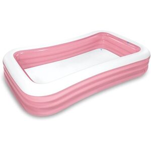 INTEX Piscine gonflable rectangulaire Givree Rose 305 x 183 x 56cm 58487NP