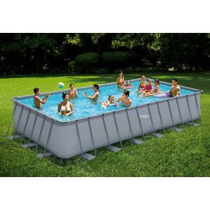 Piscine hors-sol tubulaire rectangulaire – 7,32 x 3,66 x 1,32 m