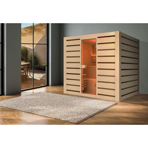 Holl's Sauna traditionnel basse consommation en bois massif 6 places - Eccolo