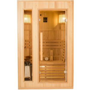 France Sauna Sauna traditionnel en bois 2 places + poêle 3,5 kW + kit sauna – Zen 2 - Publicité