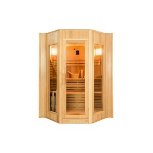 France Sauna Sauna traditionnel en bois 4 places + poêle 6 kW + kit sauna – Zen 4 - Publicité