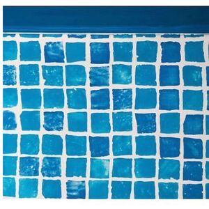 GRE Liner piscine Gré ovale 730 x 375 x H.132 cm - Mosaïque