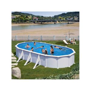 GRE Piscine acier Gre ovale Atlantis 815 x 490 x H.132 cm - Filtre a sable