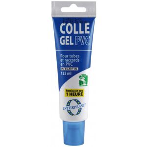 Interplast Colle gel pvc interfix tube rigide 125 ml