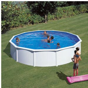 GRE Piscine acier Gré ronde Fidji Ø 570 x 122 cm - Filtre à sable