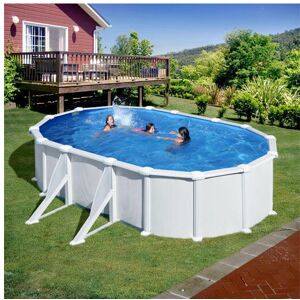 GRE Piscine acier Gre ovale Atlantis 634 x 399 x H.132 cm - Filtre a sable