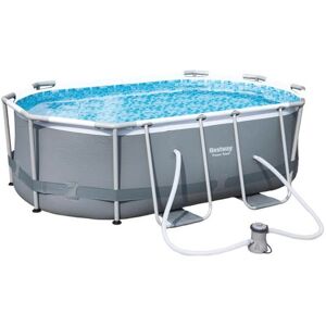 Piscine tubulaire Bestway ovale 4,27 x 2,50 x 1,00 m Power Steel