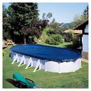 Bâche d'hivernage piscine Gré 527 x 327 cm ovale