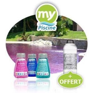 AQUAcouleur Pack 3 Aquacouleurs + Premio (Fuchsia + Lagon + Grands fonds)