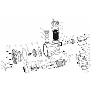 ACIS - VIPool Flasque arriere 0,5 a 1,5 cv VIPool