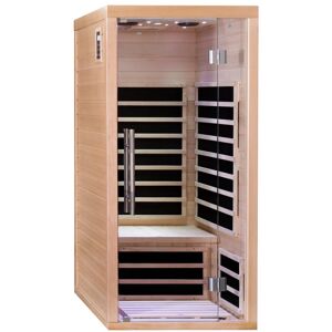 SNÖ Sauna infrarouge panneaux carbone 1670W LUXE 1 place - SNÖ