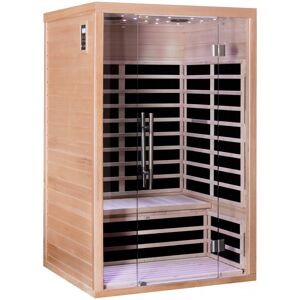 Sauna infrarouge panneaux carbone 2160W LUXE 2 places - SNÖ - Publicité