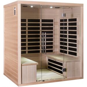 Sauna infrarouge panneaux carbone 3200W LUXE 4 places - SNÖ - Publicité