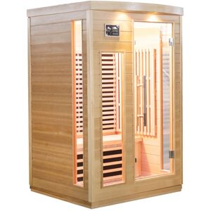 Sauna infrarouge panneaux carbone 2050W 2 places - SNÖ - Publicité