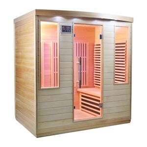 SNÖ Sauna infrarouge panneaux carbone 3100W 4 places - SNÖ