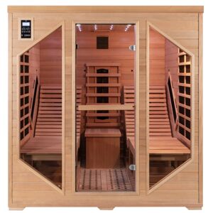 Sauna infrarouge LOUNGE 2 places panneaux carbone et céramique 3300W - Snö