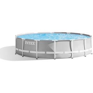 Intex Piscine tubulaire ronde Prism Frame Intex - Ø 4,27 x H.1,07 m