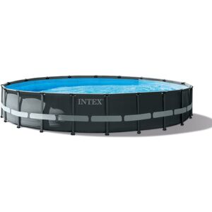 Piscine tubulaire ronde Ultra XTR Intex - Ø 6,10 x H.1,22 m