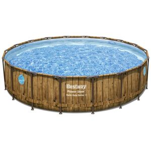 Bestway Piscine tubulaire ronde Power Steel Swim Vista Series II Bestway - Ø 5,49 x H.122 m