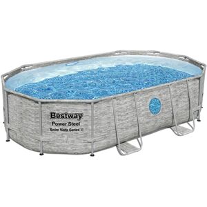 Bestway Piscine tubulaire ovale Power Steel Swim Vista Series II Bestway - 4,88 x 3,05 m