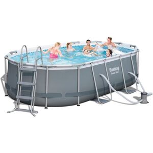 Piscine tubulaire ovale Power Steel Bestway - 4,27 x 2,50 x H.1,00 m - Publicité