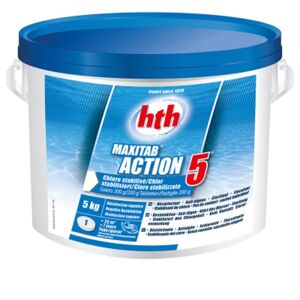 HTH Chlore stabilisé Maxitab Action 5 - Hth - 5 kg