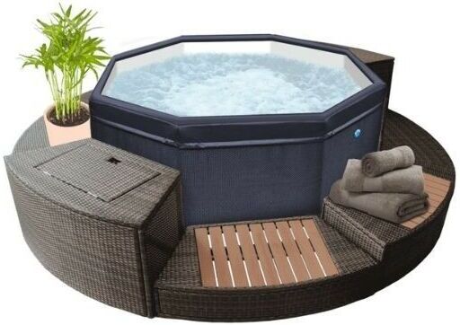 NETSPA Spa Octopus + mobilier de Spa gonflable - Netspa