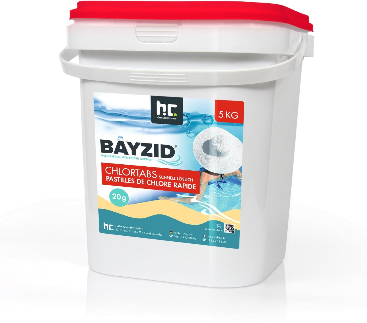 BAYZID 20 kg Bayzid® Pastilles de chlore choc (20g) (4 x 5 kg)