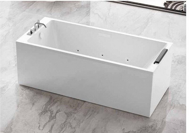 Novellini Stile Hydro Air Bain à remous - SANS ROBINET - Dolomite - Blanc brillant - 180x1