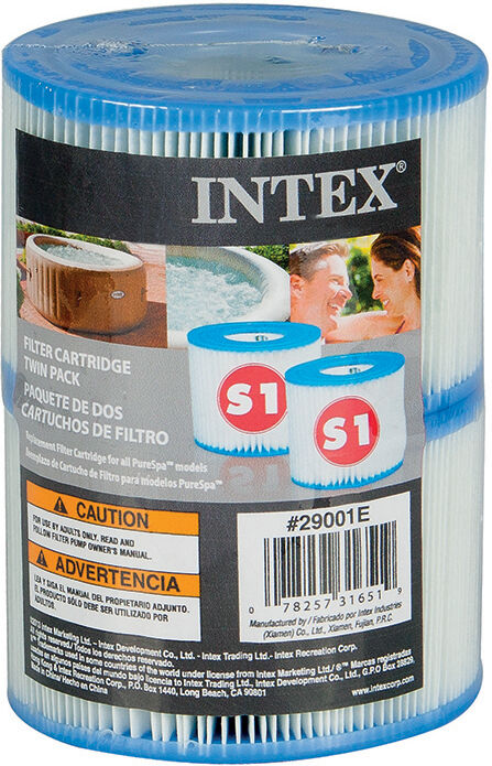 Cartouche Pure Spa Intex S1 Modèle - S1 - Lot de 2