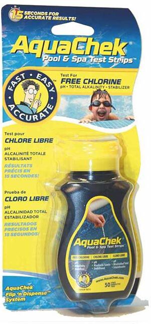 AquaChek jaune - Chlore - 4 en 1