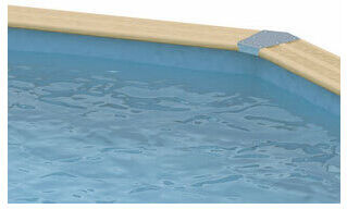 Liner piscine Ubbink Sunwater Ø360 cm x H.120 cm - Bleu