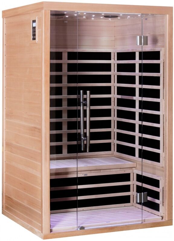 Sauna infrarouge panneaux carbone 2160W LUXE 2 places - SNÖ