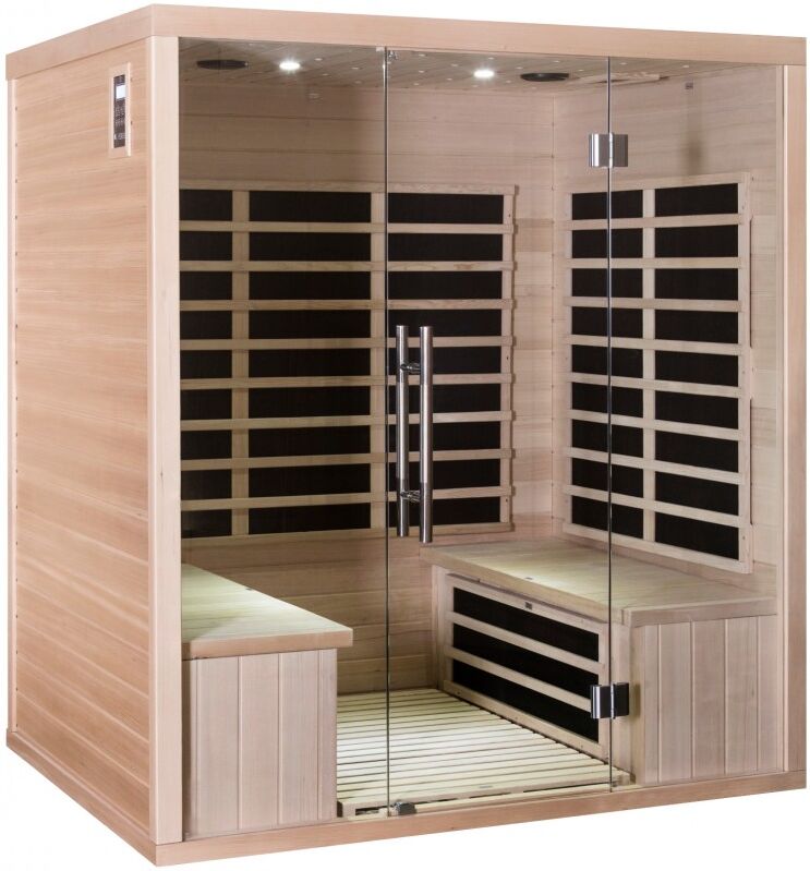 Sauna infrarouge panneaux carbone 3200W LUXE 4 places - SNÖ