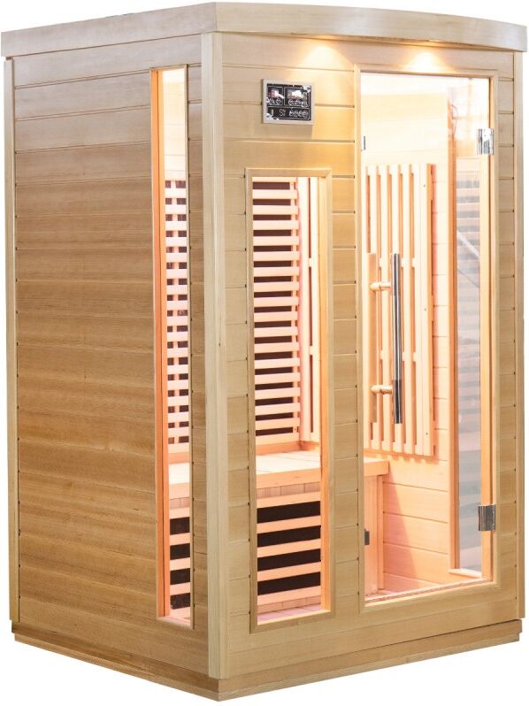 Sauna infrarouge panneaux carbone 2050W 2 places - SNÖ