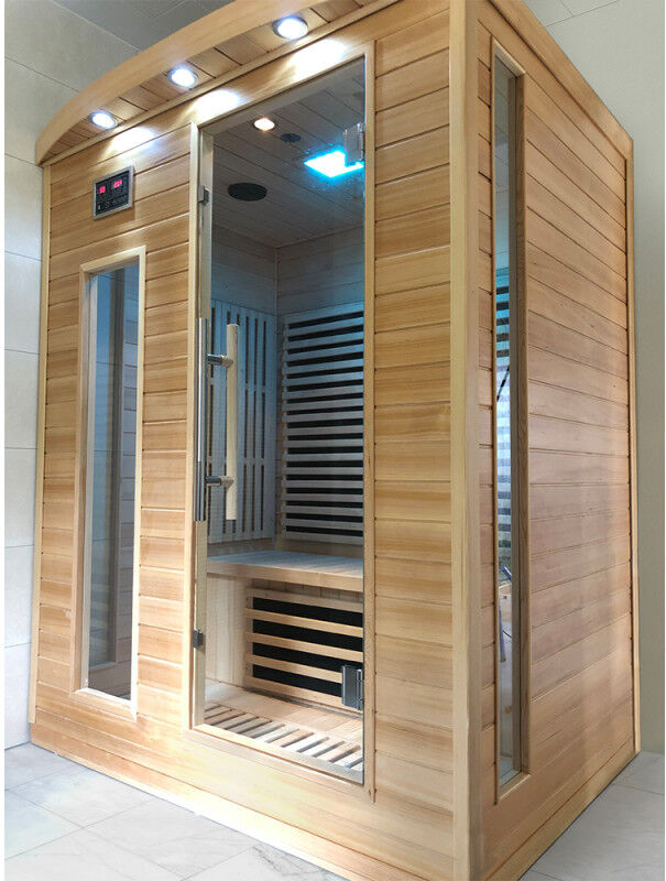 Sauna infrarouge panneaux carbone 2250W 3 places - SNÖ