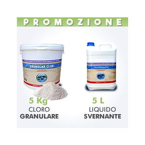 Piscine Italia 5 Kg Cloro Granulare + 5 L Svernante