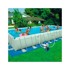 Piscine Italia Piscina Fuori Terra In Tubolari Intex Ultraframe 975 Completa Con Filtro A Sabbia