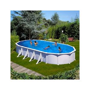 Piscine Italia Piscina Fuori Terra Gre Acciaio Ovale 1000x550x1,32 Atlantis Prov1028