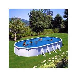 Piscine Italia Piscina Fuori Terra Gre Acciaio Ovale 915x470x1,32 Atlantis Kitprov918